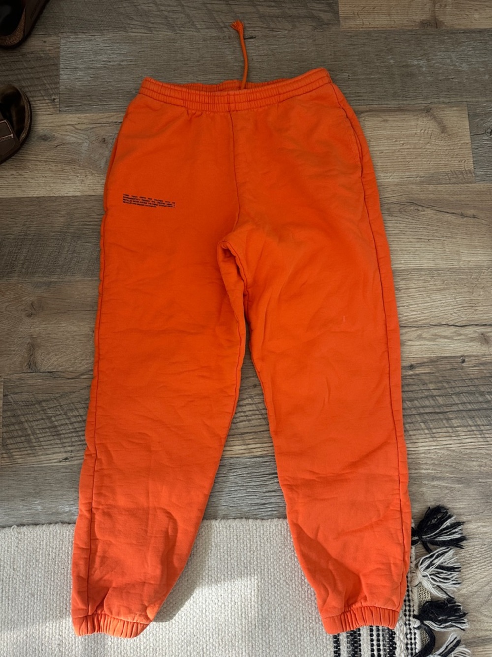 Pangaia Archive 365 Signature Drawstring Track Pants persimmon orange